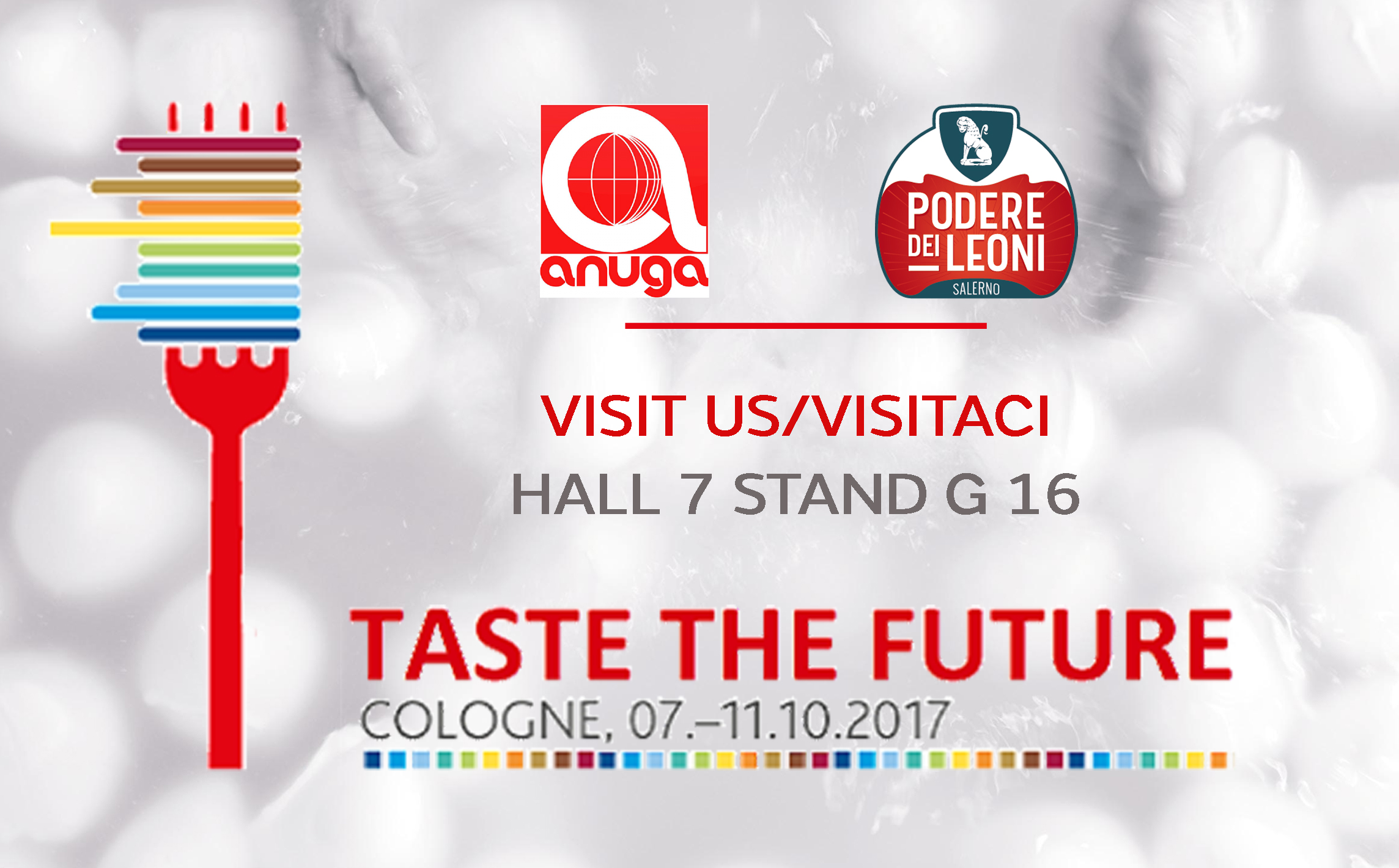 Podere dei Leoni sarà all’Anuga 2017 di Colonia